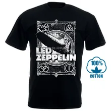 Led Zeppelin 'T Shirt Neu Und Offiziell, Мужская брендовая одежда, высокое качество, модная мужская футболка, хлопок,, 011415