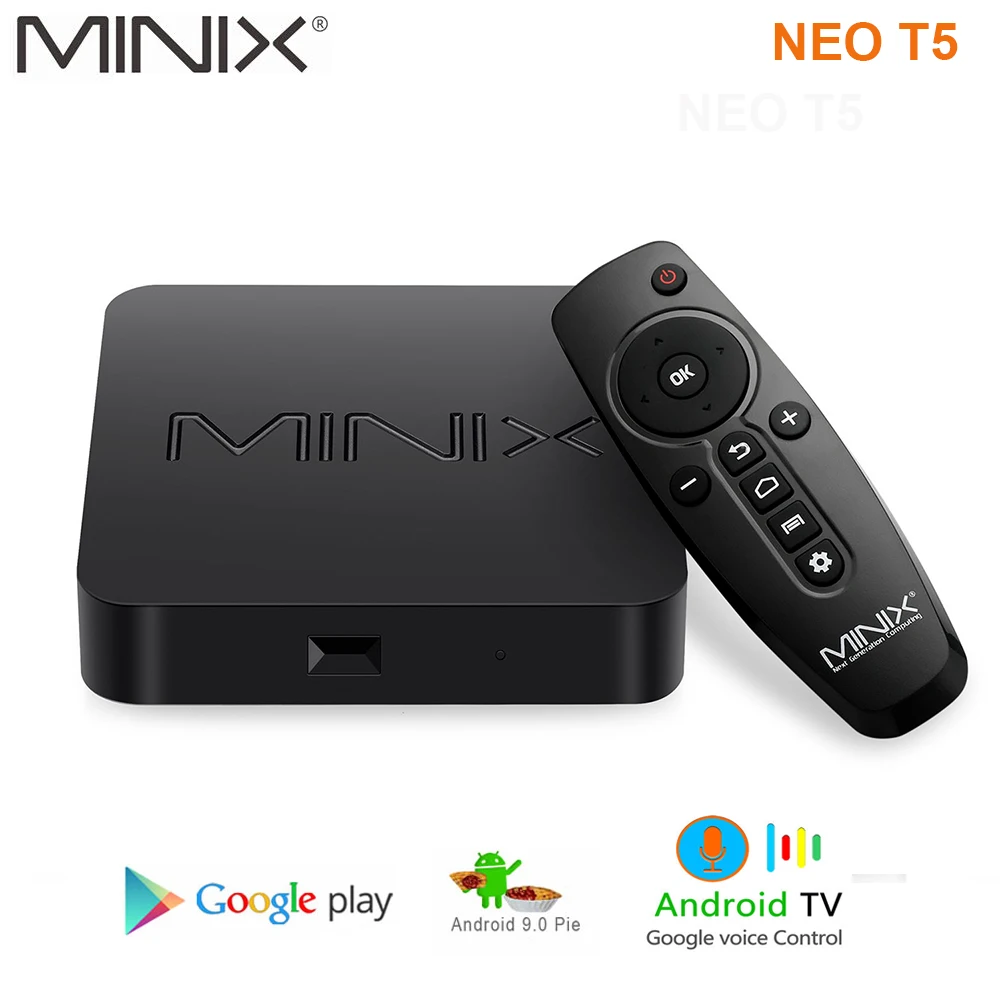 Новое поступление MINIX NEO T5 tv BOX Amlogic S905X2 2G 16G Chromecast 4K Ultra HD Google Сертифицированный Android