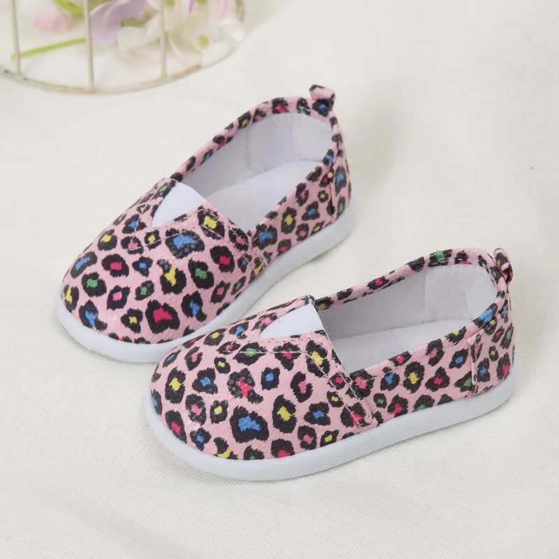 

Wenzhou Spring And Autumn New Style Baby Canvas Shoes Soft Bottom Toddler Shoes GIRL'S Nude Shoes Leopord Pattern BABY'S Shoes