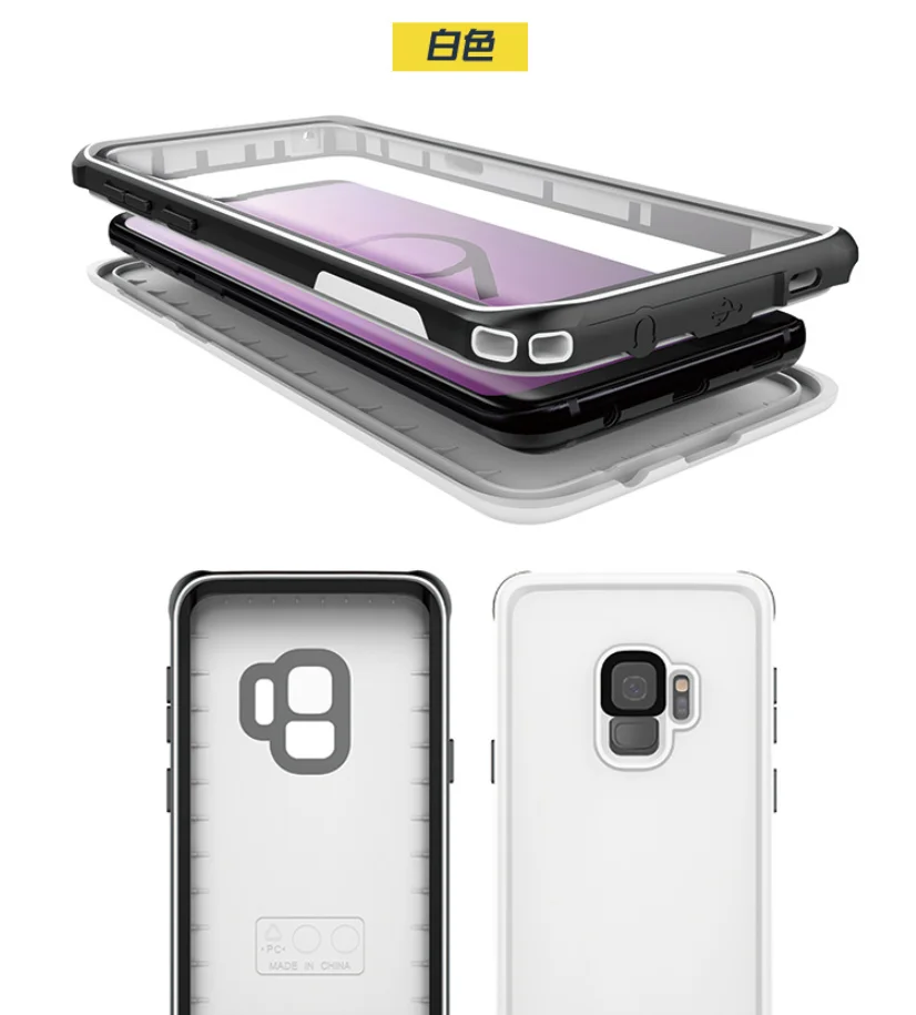 Водонепроницаемый защитный чехол для телефона samsung galaxy A50 A70 A40 A20 Note 8 9 10 S8 S9 S10 plus чехол для телефона r