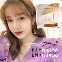 Elegant Tassel Earrings Elements Such As Maple Leaves Stars And Butterflies Symbolize Romance And Classics.