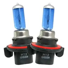 Высокое качество, Новое поступление, от 1 единицы H13 9008 60/55W 5900K супер яркий газа ближнего и дальнего света лампы белая лампа светильник ксенон Высокий головной светильник R0M7