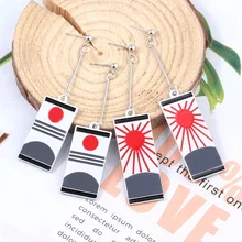 RJ Горячая Аниме Demon Slayer серьги Kimetsu no Yaiba Kamado Nezuko Tanjirou серьги-гвоздики на клипсе призрак клинок серьги-капли Жемчуг дракона ювелирные изделия