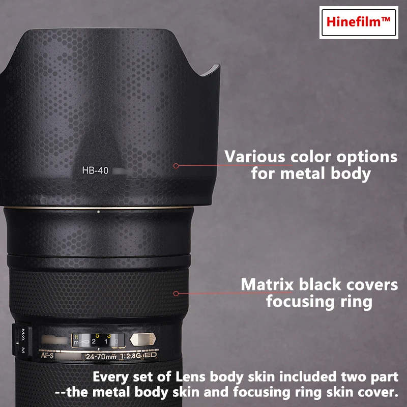 Nikkor 2470 F2.8Gレンズ保護フィルムプレミアムのためのニコンz AF-S