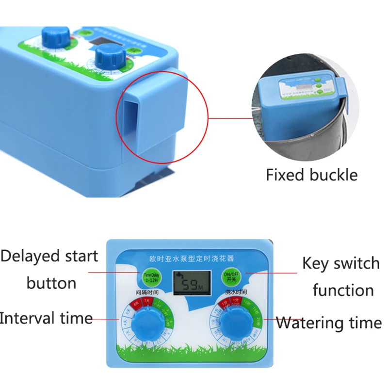 

Led Convenient Micro-Automatic Irrigation Set Flowers Plant Watering Timer Electronic Controller Garden Water Timer Home Offic