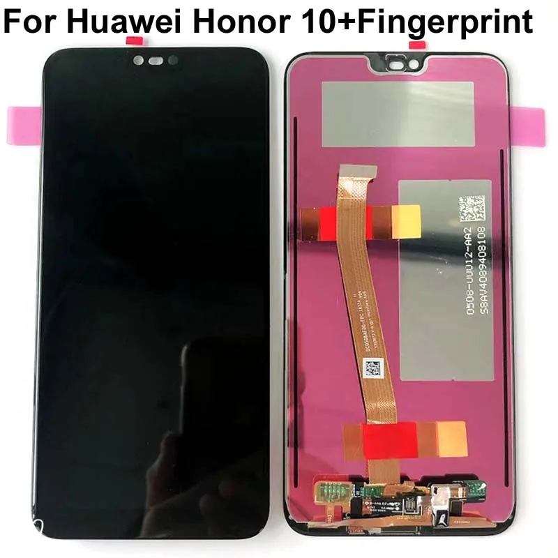 Оригинальный ЖК дисплей для HUAWEI Honor 10 с идентификацией по отпечатку пальца 5 84