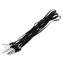 10x Черный Ремешок шейный ремешок для ID Пасс карты теги телефоны камера MP3 держатель#8