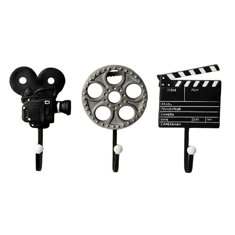 

ELEG-3Pcs/Lot Coat Hook Wall Hanger Film Equipment Design Wall Decoration Hook Hot Selling M Film Equipment Hook