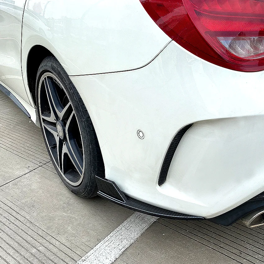 

For Mercedes-Benz CLA-Class C117 CLA180 200 CLA45 AMG 2013-2015 2016-2019 Car Rear Bumper Lip Diffuser Splitter Spoiler