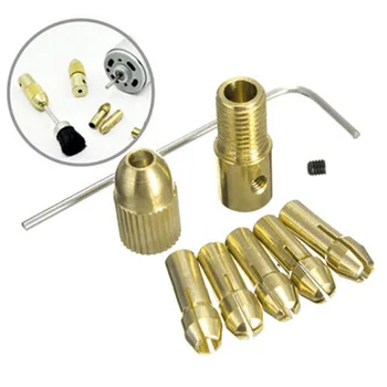 

8pcs Collet Mini Drill Chucks 0.5 3mm/0.02 0.2inches Power Tool Accessories Electric Motor Drilling Bits