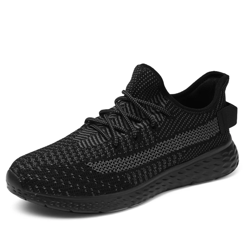 Women casual shoes fashion breathable mesh lace up flat shoes women sneakers walking lightweight tenis feminino Size 35-45 - Цвет: Black gray