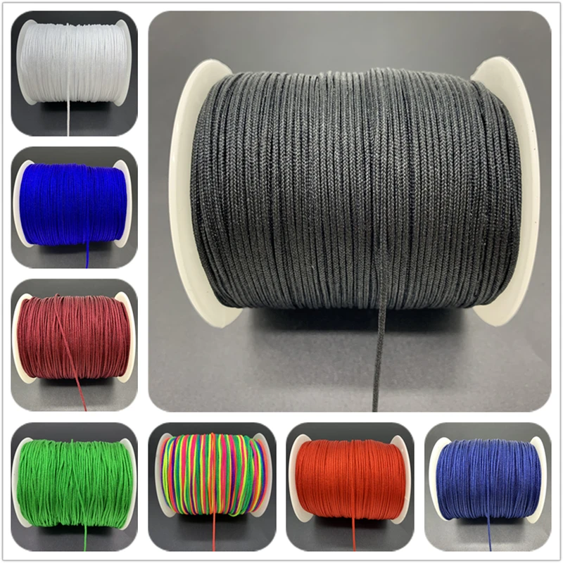 Nylon Cord 1.5mm 5yards Bracelet Rope Chinese Knot Macrame Cord For Jewelry Making DIY Shamballa Bracelet