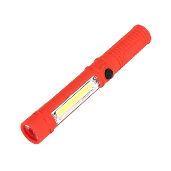 

Cob Maintenance Lamp With Magnet Pen Work Light Outdoor Led Lighting Non-slip Pvc Shell Feel Comfortable Portable Flashlight