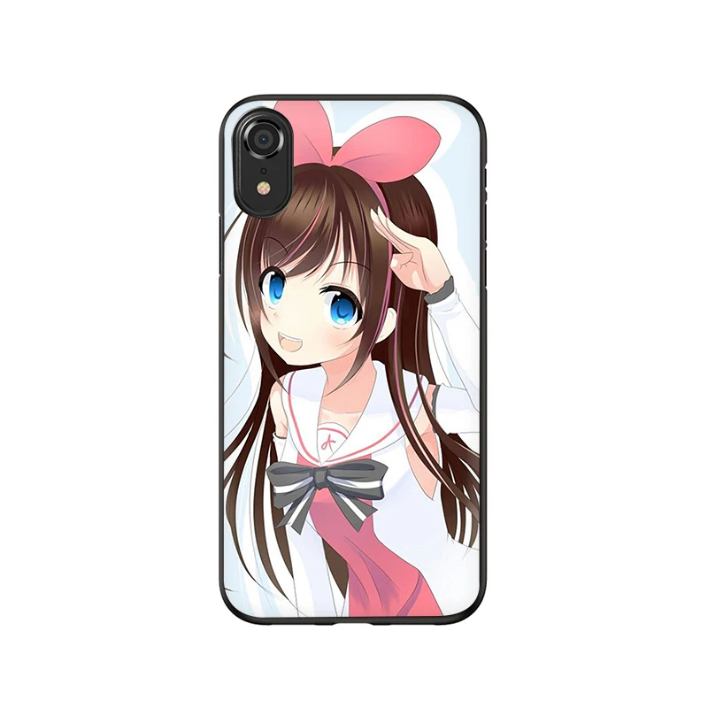 EWAU kizuna ai render аниме девушка силиконовый чехол для телефона iPhone 5 5S SE 6 6s 7 8 Plus X XR XS 11 Pro Max - Цвет: B8