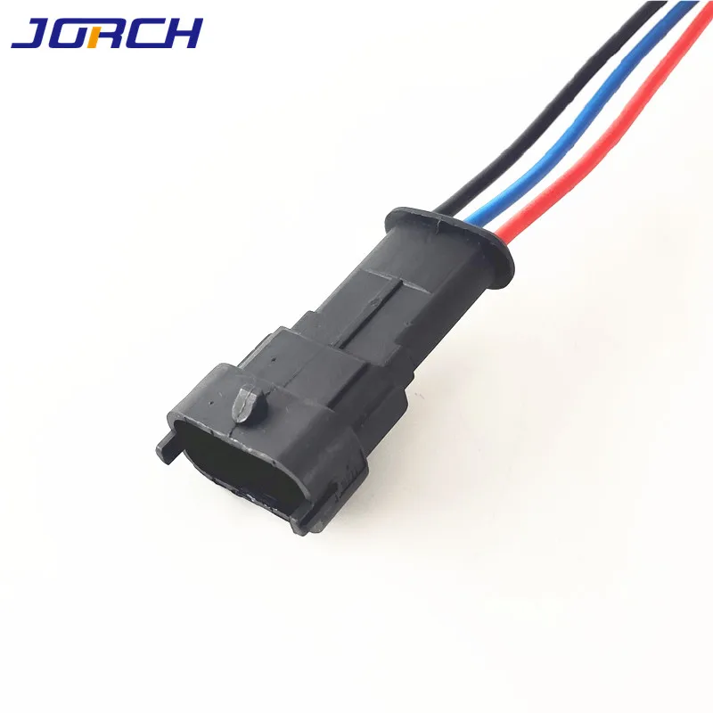 1 pcs 3pin Ford Falcon BA BF MAP Sensor Connector male female plug 1928404227 and Bosch 1928403966 with 0.75mm² wire harness