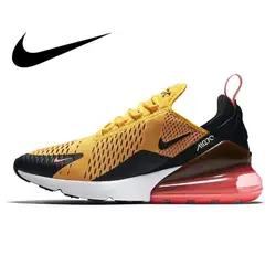 Оригинальный Nike Оригинальные кроссовки Air Max 270 мужские кроссовки полноцветный тренд открытый удобная спортивная обувь модные AH8050-006