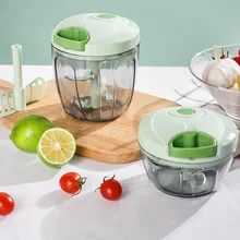 Multi-Functional Food Processor Hand-Operated Creativity Household Appliances Garlic Ginger Chili Minced Meat Kitchen Tool