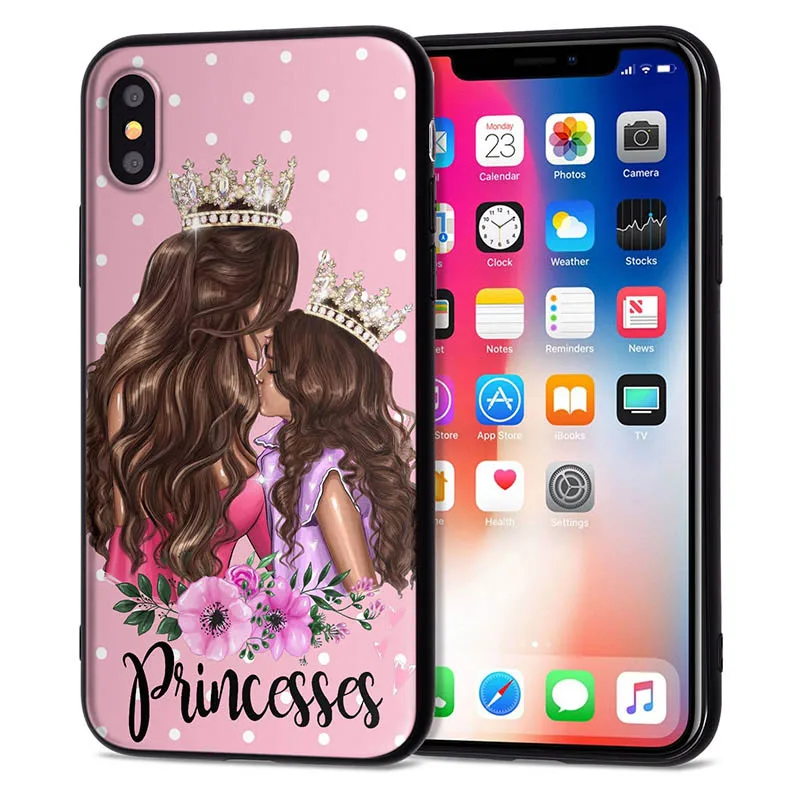 05 Чехол для iPhone 11 Pro, чехол для iPhone 5, 5S, 6, 6 S, 7, 8 Plus, X, XS, Max, Mom Love Baby, чехол для iPhone 7, мягкий чехол из ТПУ для iPhone XR, чехол - Цвет: 05