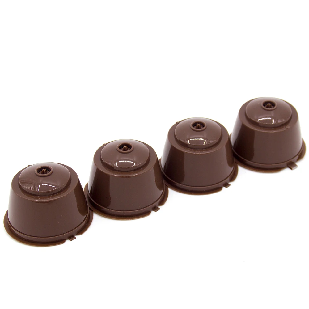 4 шт. пластиковая кофейная капсула для кофемашин dolcegusto с ложкой вкус сладкий