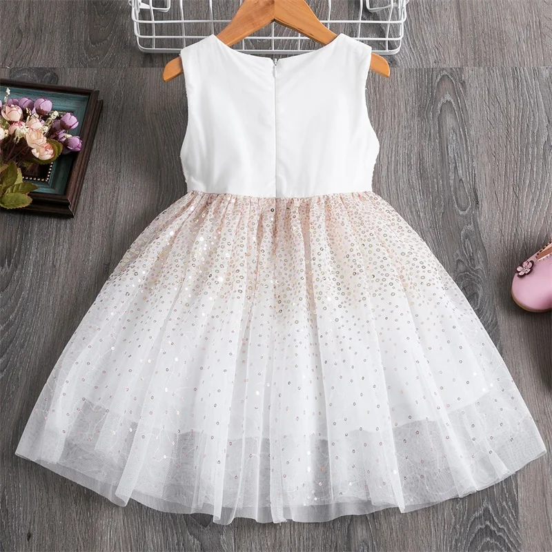 Girls Dress 2020 New Elsa Dress Girl Party Vestidos Cosplay Girl Clothing Anna Snow Queen Birthday Princess Dress Kids Costume