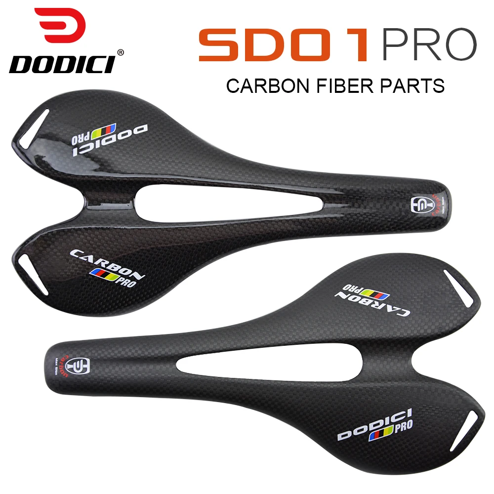 Dodici Pro Carbon Saddle Mountain Road Bicycle Fiber Bike MTB Cycling Seat Breathable Cushion | Спорт и развлечения