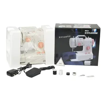 

318 Mini Sewing Machine Built-in Light Household Mending Machine US Handheld A29 20 Dropship