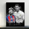 Lionel Messi and Cristiano Ronaldo Artwork Printed on Canvas 1