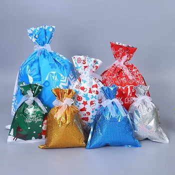 

35PCS Drawstring Gift Bags Christmas Party Wedding Favors Bags Draw String Pouch Christmas Gift Bags Candy Children Kids Goodie