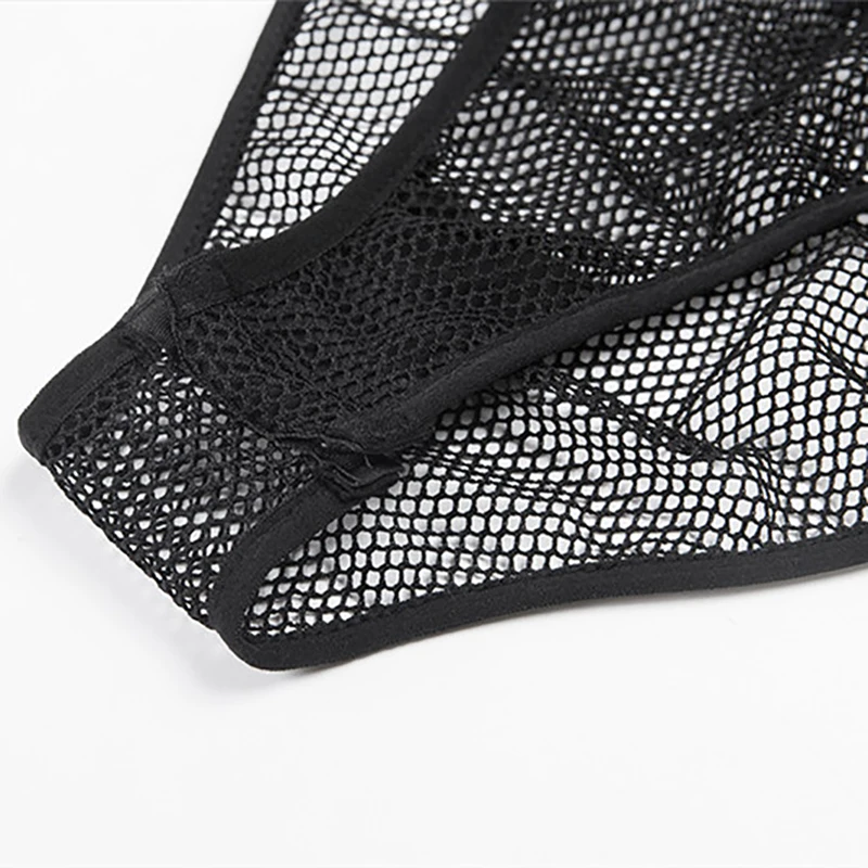 Mesh Lace Lady Club Bodysuit Femme Body Bodycon Black White Women Sexy Rompers Skinny Spaghetti Strap Bodysuits Tops M0106