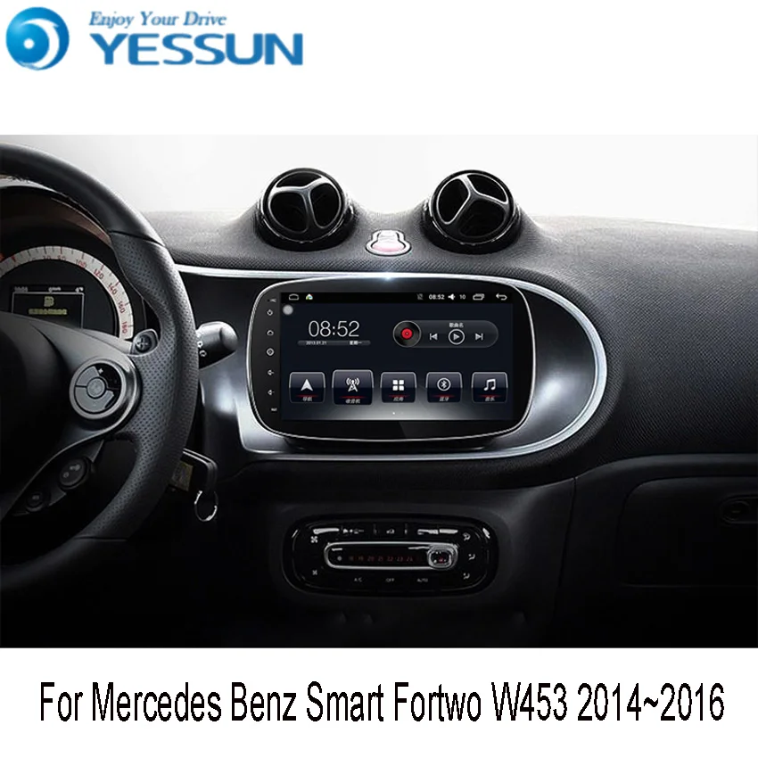 Для Mercedes Benz Smart Fortwo W453 автомобильный Android медиаплеер система Радио Стерео GPS