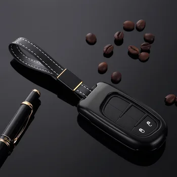

Aluminium Alloy Car Cover Key Shell Case Holder for Jeep Cherokee Grand Cherokee SR for Renegade Ram Compass with Key Chain