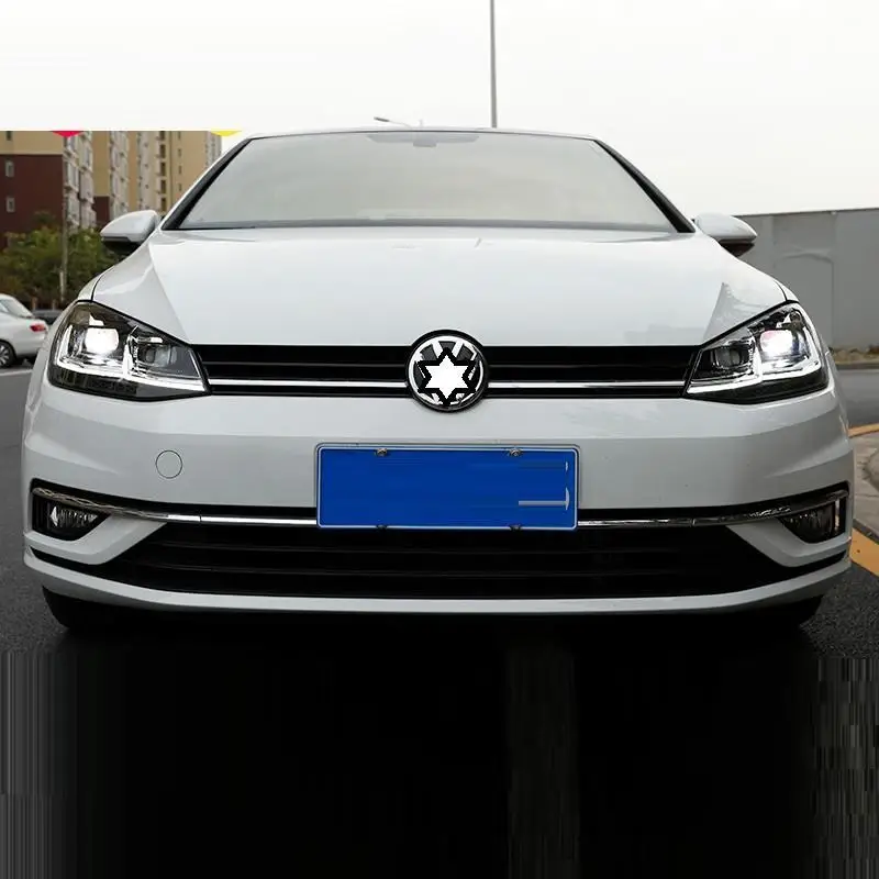 Ходовые огни Luces Para авто светодиодный Assessoires Поворотники боковые Automovil автомобильное освещение фары 18 для Volkswagen Golf 7