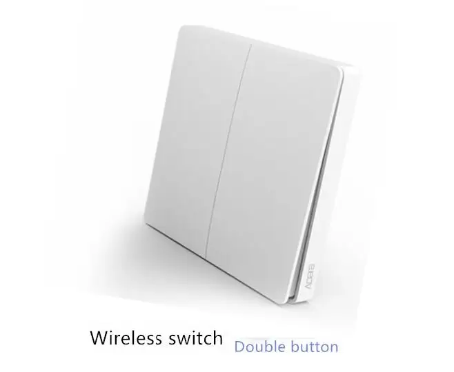 Original Xiaomi Aqara Mijia Smart home Light Control Single Fire wire ZigBee Wireless Key Wall Switch Via Smartphone APP Remote - Цвет: wireless key 2