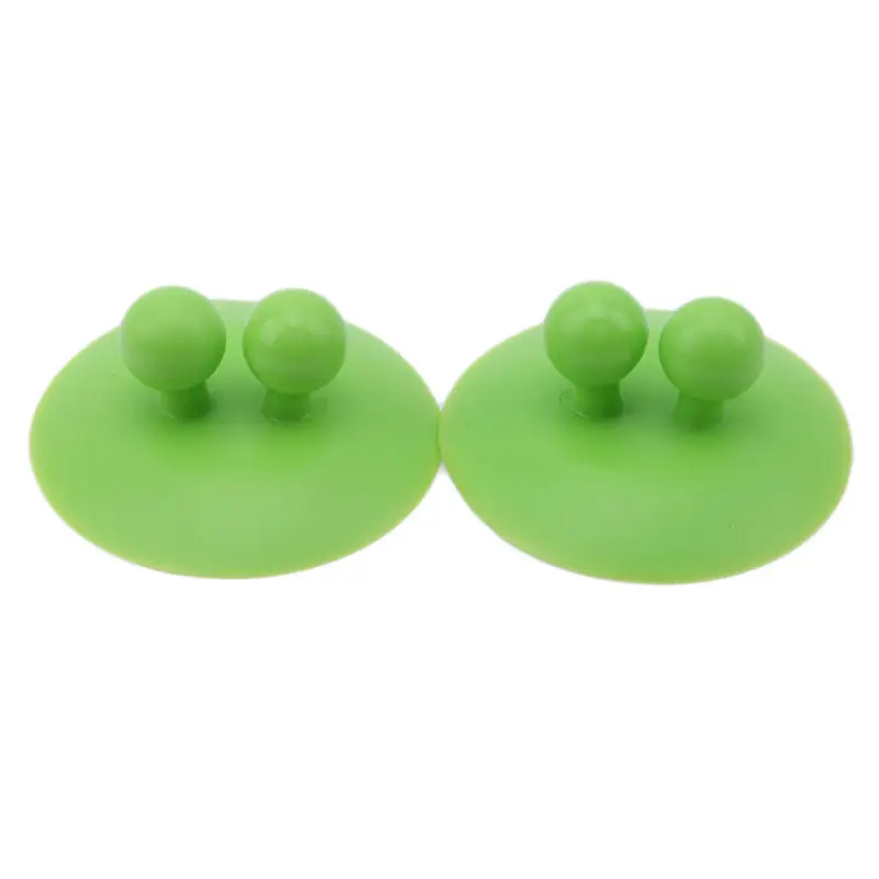 Новые кухонные принадлежности подвесной крючок 2 шт. присоски многофункциональные вакуумные Крючки Присоски в форме НЛО пластиковые аксессуары для ванной комнаты - Цвет: green