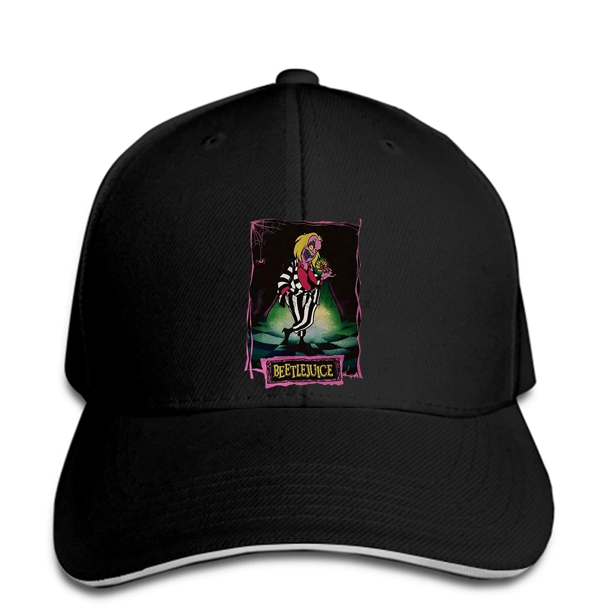 BEETLEJUICE ужас культ 666 фильм Джейсон snapback шляпа пиковая