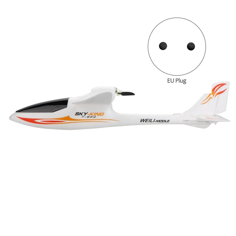 Для WLtoys F959 Sky King 2,4G 3CH 750 мм размах крыльев RC самолет RTF-EU штекер