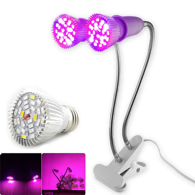Uv Ir Full Spectrum Led Grow Light Plant Flower Lighting Bulb Lamp Set