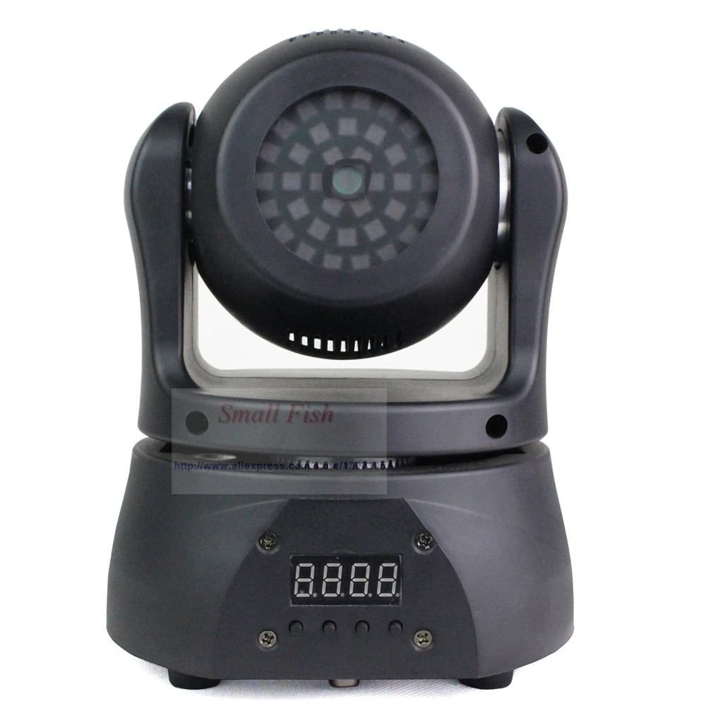 Мини 30 вт карманный двухсторонний движущийся головной свет 36 шт. 5050 RGB 3в1 SMD освещение для создания сценических эффектов дизайн для DJ диско Вечерние