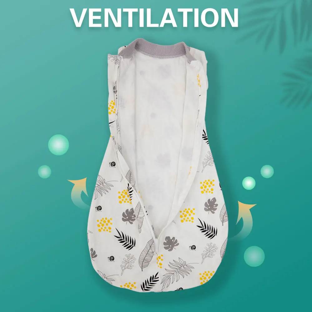 2in1 Multifunctional Sleeping Bag For Newborn 100% Cotton Cute Print Baby Blanket Soft 0-6M Baby Swaddle Sack Aircondition 2