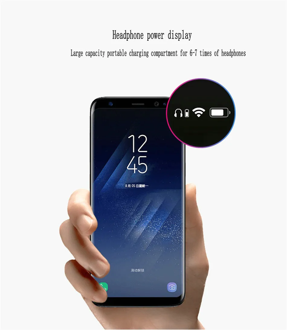 Обновление H17T Bluetooth 5,0 TWS наушники стерео 5,0 Беспроводные спортивные наушники гарнитура с микрофоном зарядная коробка для всех смартфонов