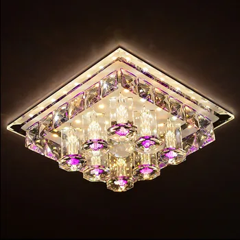 

Modern Crystal Led Chandeliers Lighting Corridor Led Ceiling Chandelier Lamp Porch Led Lights Fixture Downlights For Hall WF924