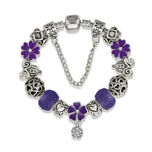 Модные ювелирные браслеты, Diy бисерные браслеты, браслет с хрустальной подвеской