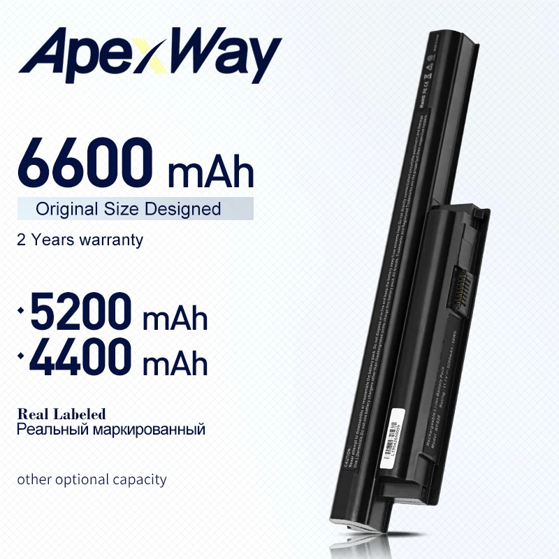 Bateria Apexway para Sony Vaio Bps26 Vgp-bpl26 Vgp-bps26a Vgp-bps26 Sve17 Vpc-ca Vpc-cb Vpc-eg Vpc-ec Vgp-bps26 1711q1rw