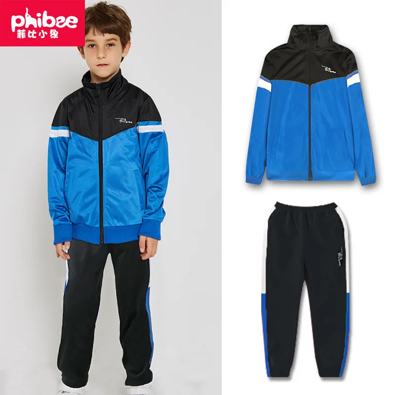 

2019 New Style Childrenswear BOY'S Autumn Clothing Set Big Boy CHILDREN'S Sports Suit Two-Piece Set Thick Casual Western Style