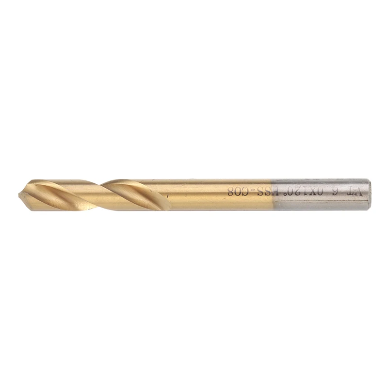 3-12mm Spot Drill Titanium 120 Degree HSS M42 Cobalt Chamfer Drill Location Center Bit Guide Chamfering Tools