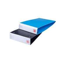 A5 PP простой синий/черный большой Ёмкость 11 отверстий Нержавеющая сталь компьютерные офисные архив зажим для билетов, Бумага документа для хранения