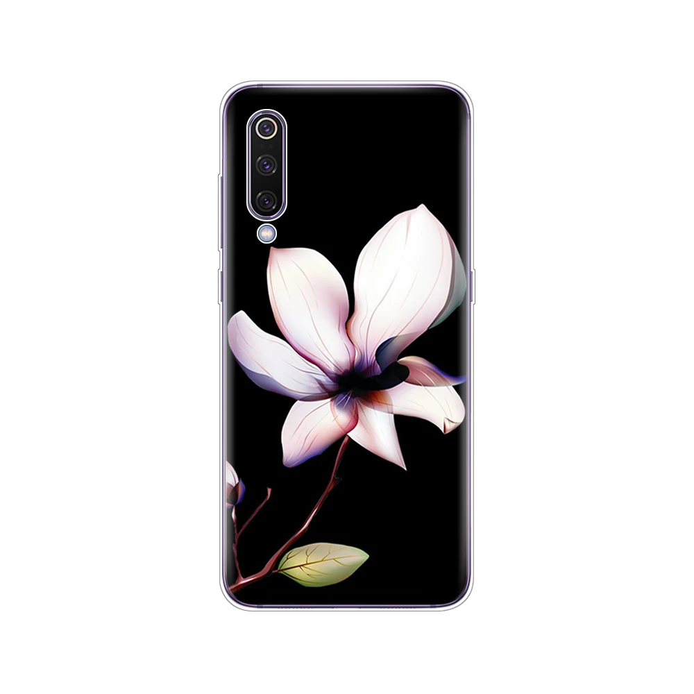 34705 Чехол для xiaomi mi 9, силиконовый мягкий чехол из ТПУ для телефона xiaomi mi 9 xiaomi 9 SE, защитный чехол для бампера, 360, черный - Цвет: 34705