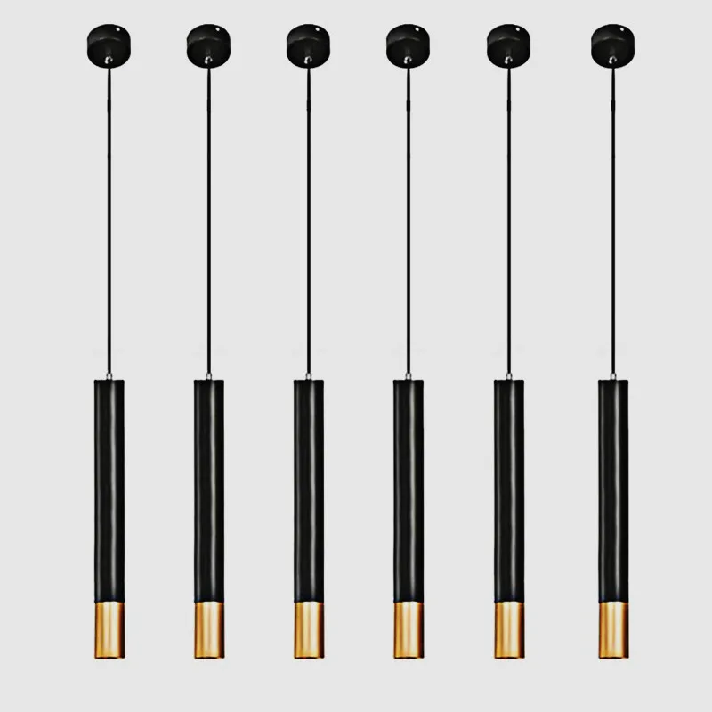  Dimmable LED Pendant Lamp Long Tube lamp Kitchen Island Dining Room Shop Bar Decoration Cylinder Pi - 4000090958690