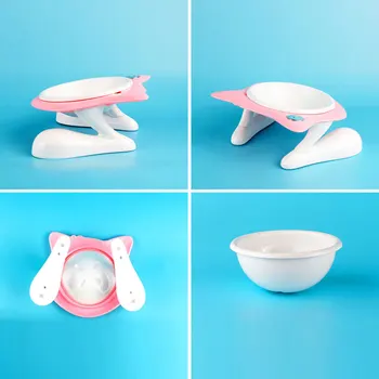 

Dog Cat Bowls Pet Feeding Water Non-slip Bowl Puppy Outdoor Food Dish Anti-slip Bottom Pet Toe Plate Dish Rack Small Pet Product