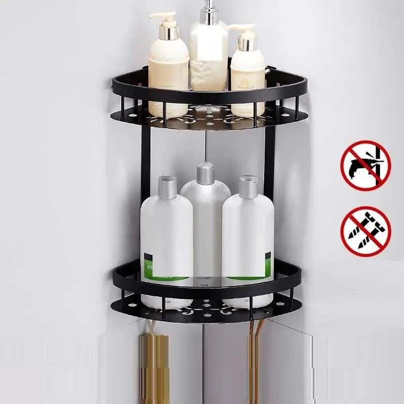 Etagere фен для волос Estanteria Banyo Aksesuarlari Estante Prateleira De Parede полки Аксессуары для ванной комнаты - Цвет: Version E
